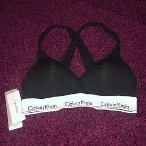 calvin klein supported bra